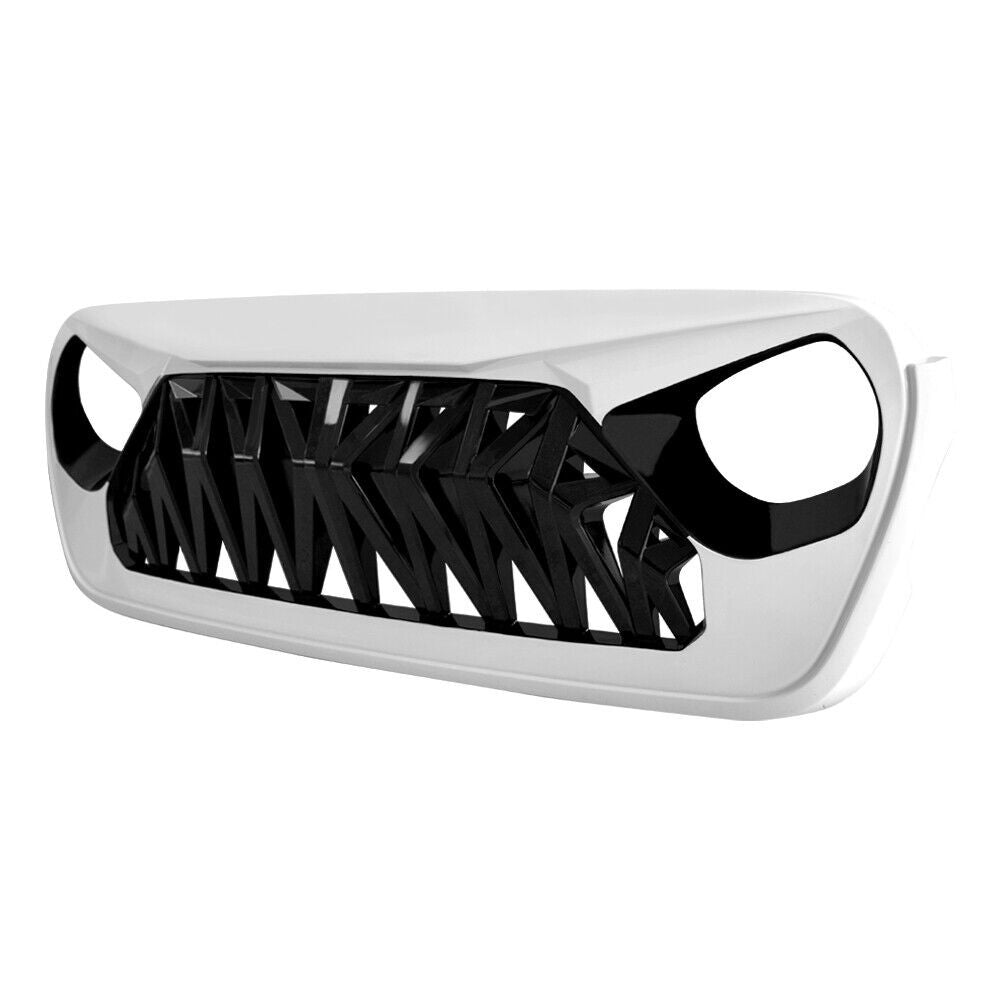 White Shark Grille for Jeep Wrangler JL JT 2018-2021 Grille