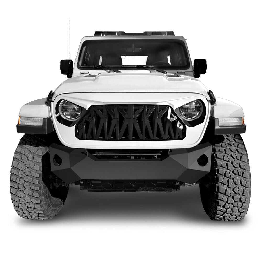 White Shark Grille for Jeep Wrangler JL JT 2018-2021 Grille