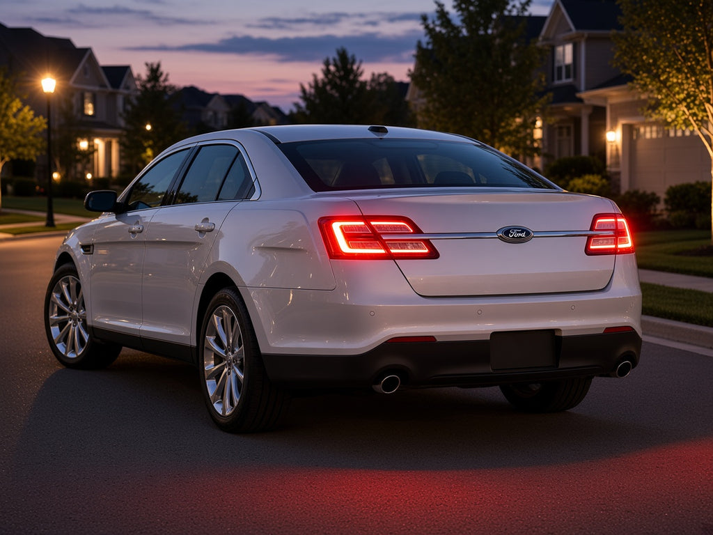 Ford Taurus (2013-2019) with LED outer tail lights installed