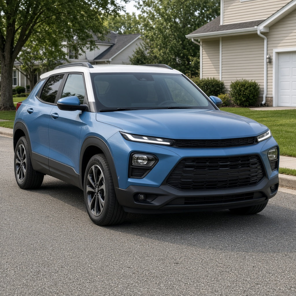 2021-2023 Chevrolet Trailblazer with halogen projector headlights installed