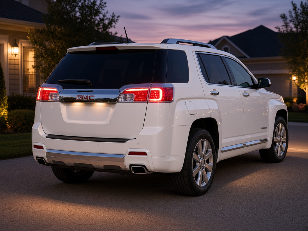 GMC Terrain Denali (2013-2017) with halogen outer tail lights installed