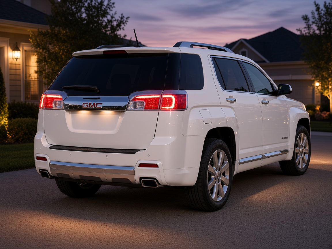 GMC Terrain Denali (2013-2017) with halogen outer tail lights installed