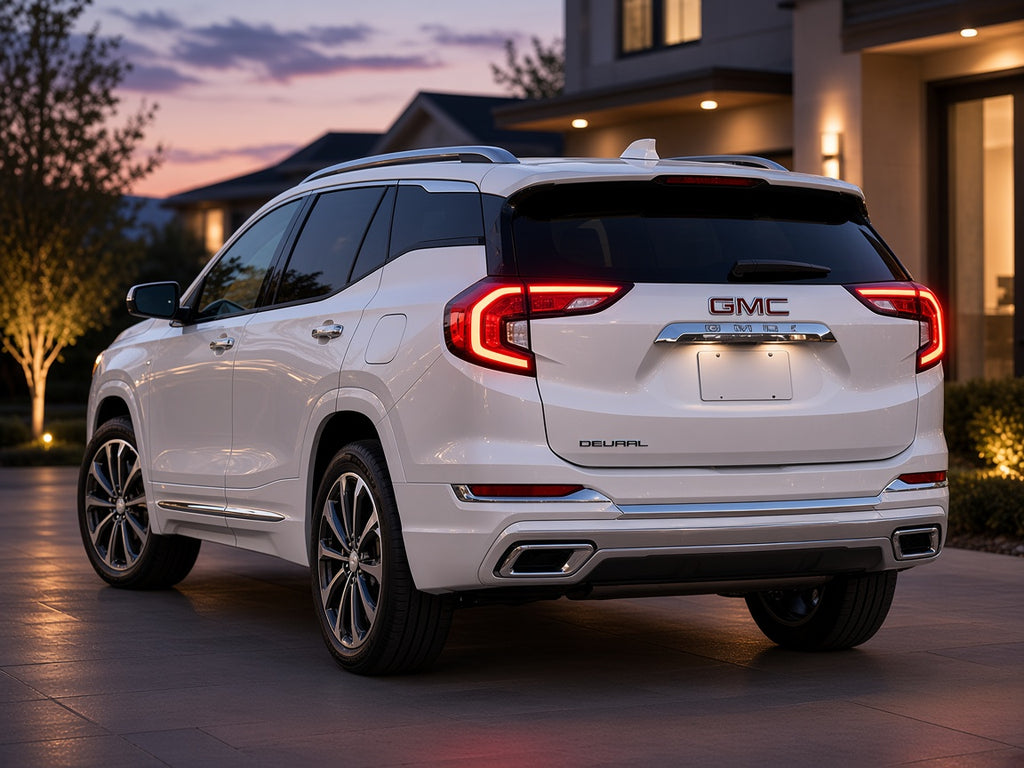 GMC Terrain Denali (2022-2024) with chrome LED outer tail lights installed