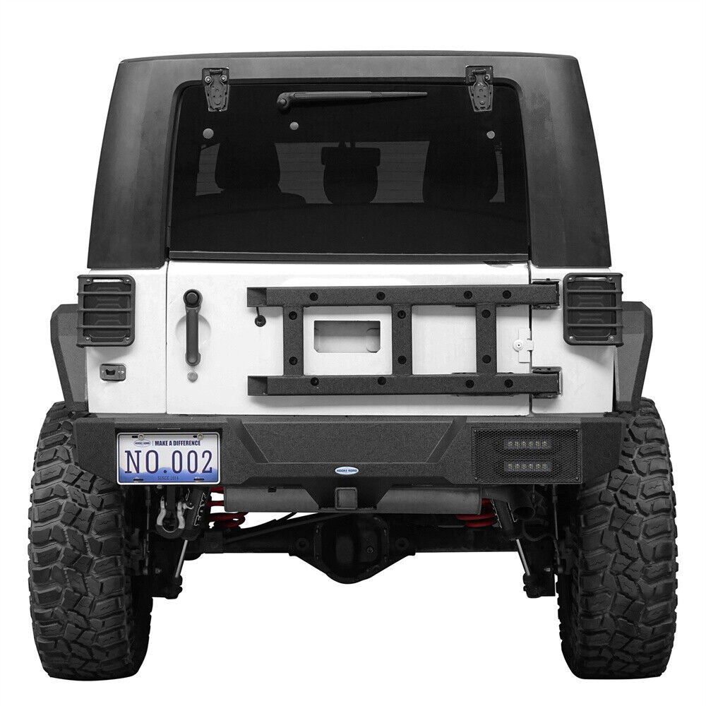 Tailgate Reinforcement Steel Powder Coated For 2007-2018 Jeep Wrangler JK Exterior Part