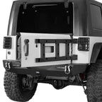 Tailgate Reinforcement Steel Powder Coated For 2007 - 2018 Jeep Wrangler JK - GENSSI Exterior Part