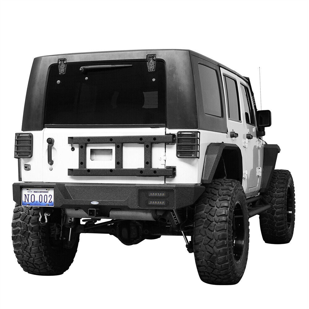Tailgate Reinforcement Steel Powder Coated For 2007-2018 Jeep Wrangler JK Exterior Part