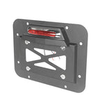 Tailgate Steel Spare Tire License Plate and LED Light for 2007 - 2018 Jeep Wrangler JK - GENSSI Exterior Part