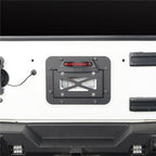 Tailgate Steel Spare Tire License Plate and LED Light for 2007 - 2018 Jeep Wrangler JK - GENSSI Exterior Part