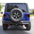 Smoked LED Tail Lights Brake Reverse Turn Signals for 2018 - 2021 Jeep Wrangler JL JLU - GENSSI Lighting