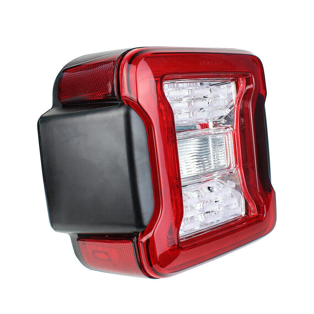 Clear LED Tail Lights Brake Reverse Turn Signals for 2018 - 2021 Jeep Wrangler JL JLU - GENSSI Lighting