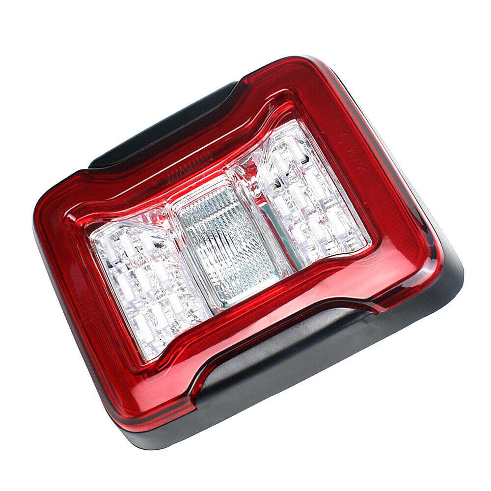 Clear LED Tail Lights Brake Reverse Turn Signals for 2018 - 2021 Jeep Wrangler JL JLU - GENSSI Lighting
