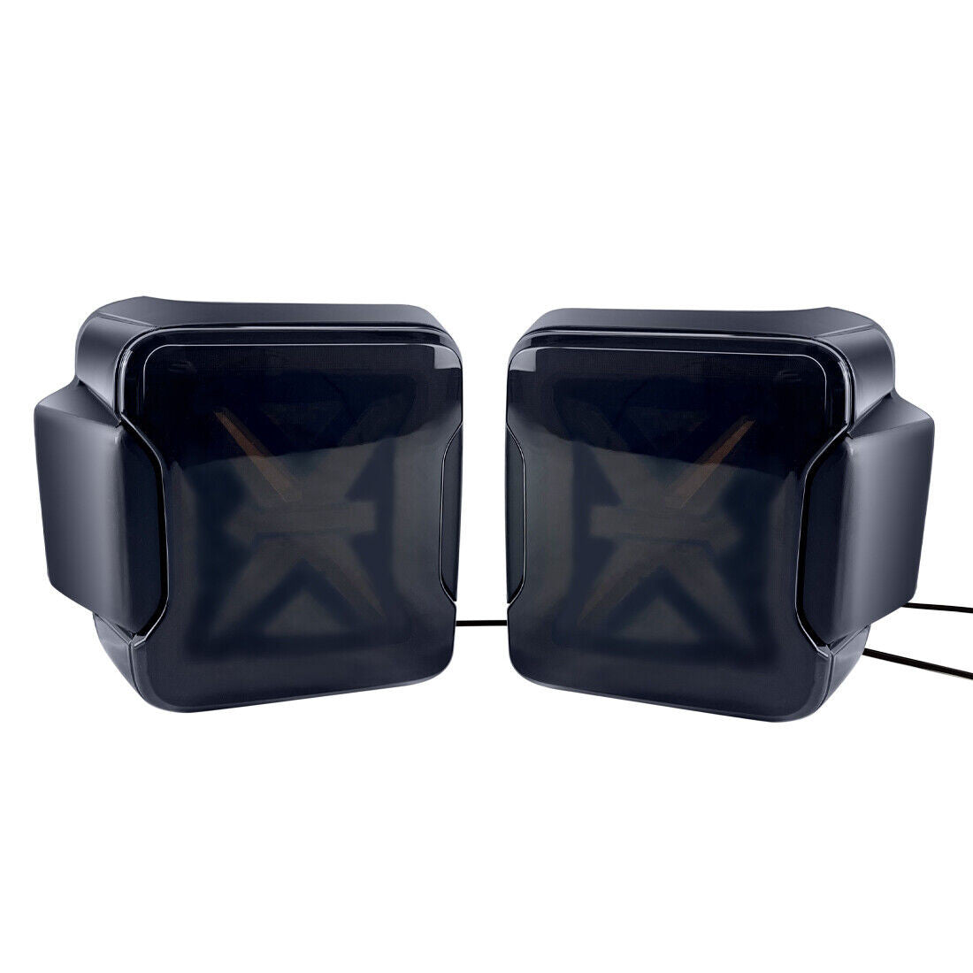 Arrow Smoked LED Rear Tail Lights Brake Reverse Turn Signals for 2018-2021 Jeep Wrangler JL JLU Lighting