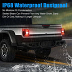 Smoked Lens Led Running Light Reversing Tail Lights for Jeep Gladiator JT 2019 - 2023 - GENSSI Lighting