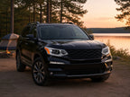 2018-2020 Chevy Traverse with HID projector with LED DRL headlights installed