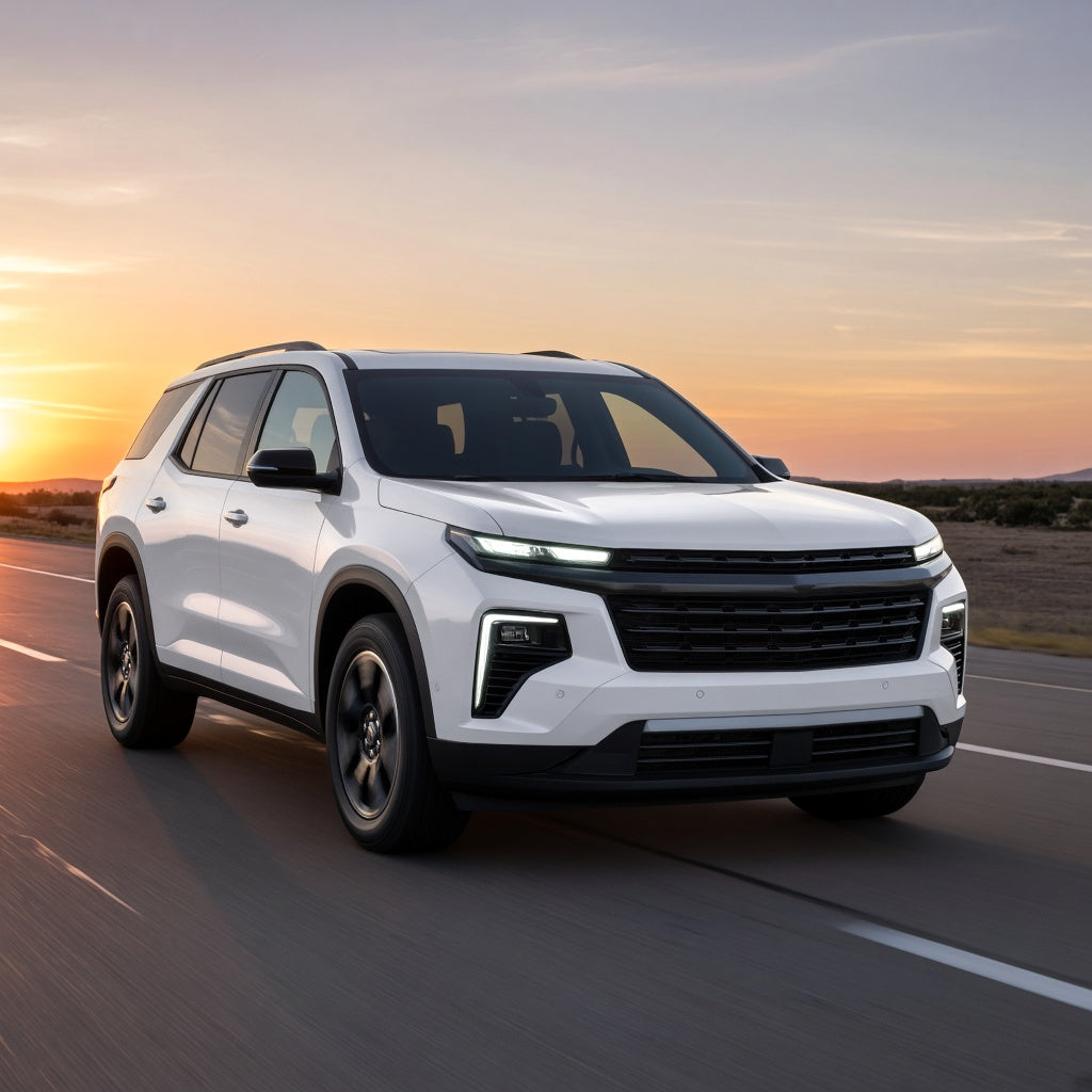 2022-2024 Chevrolet Traverse with LED headlights installed