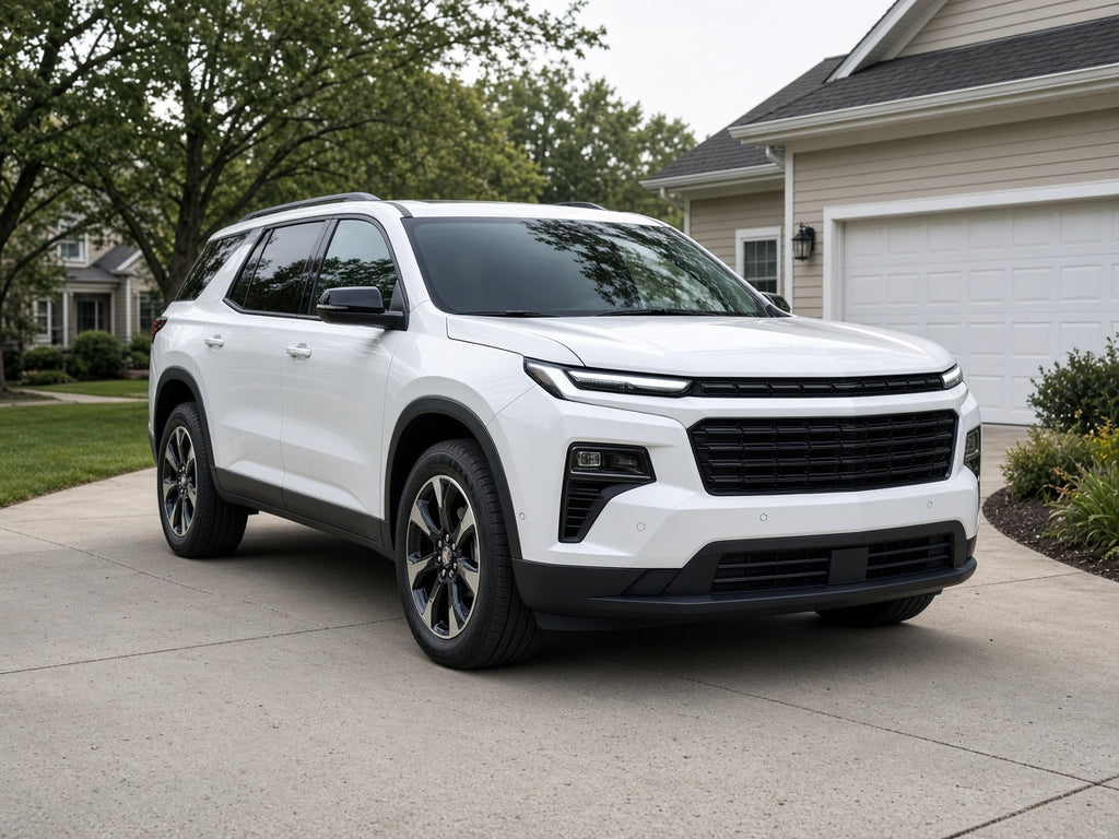 2024-2026 Chevrolet Traverse with LED headlights installed
