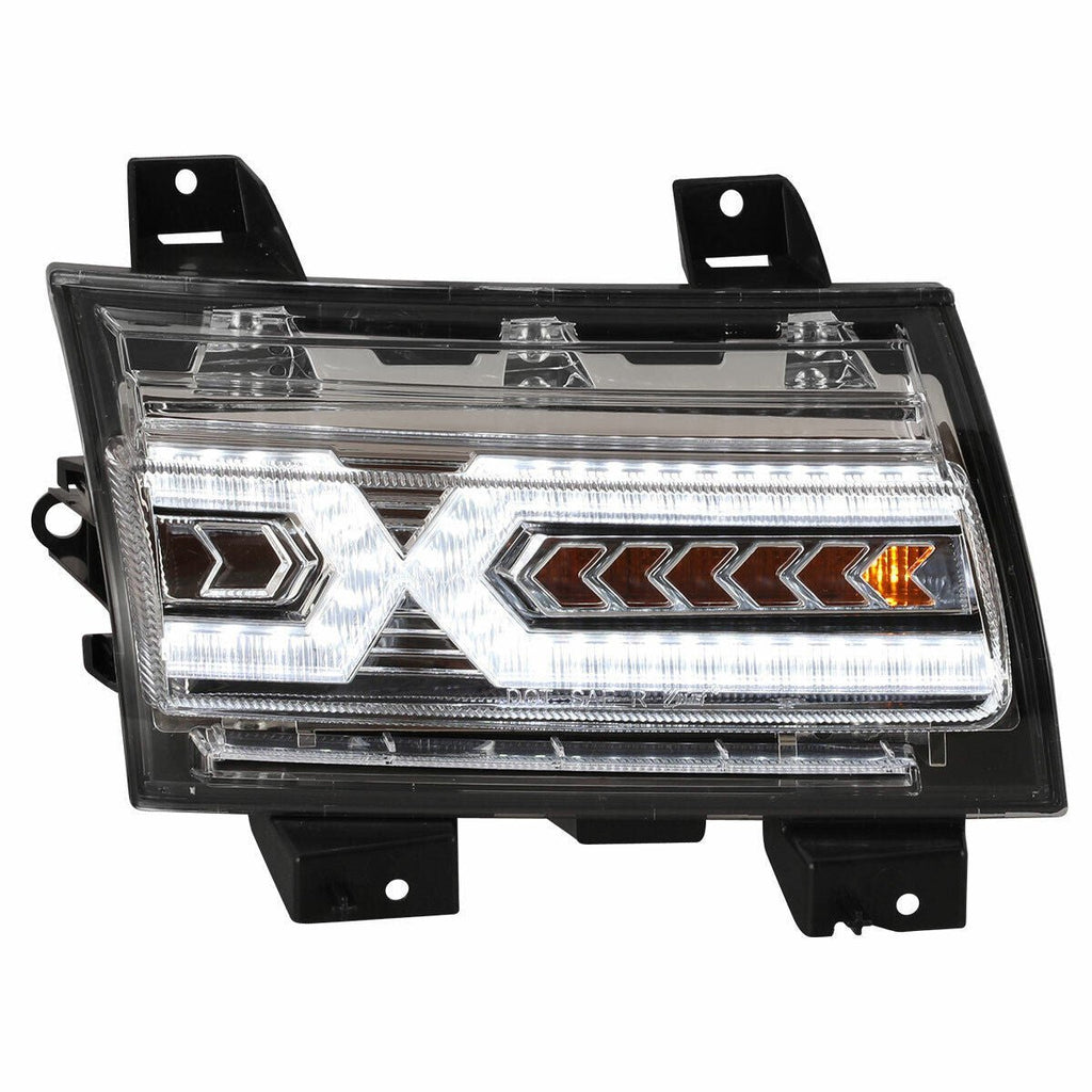 Clear LED Turn Signal DRL Fender Sequence Lights for Wrangler JL JLU Gladiator JT 2018 - 2023 - GENSSI Lighting