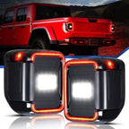 Smoked 3rd Gen LED Tail Lights Brake Turn Signal Reverse for Jeep Gladiator JT 2019 - 2023 - GENSSI Lighting