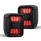 Smoked 3rd Gen LED Tail Lights Brake Turn Signal Reverse for Jeep Gladiator JT 2019 - 2023 - GENSSI Lighting
