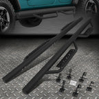 Coated Stars Side Steps for 2018 - 2022 Jeep Wrangler JL 4 Door - GENSSI Exterior Part