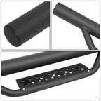Coated Stars Side Steps for 2018 - 2022 Jeep Wrangler JL 4 Door - GENSSI Exterior Part