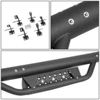 Coated Stars Side Steps for 2018 - 2022 Jeep Wrangler JL 4 Door - GENSSI Exterior Part