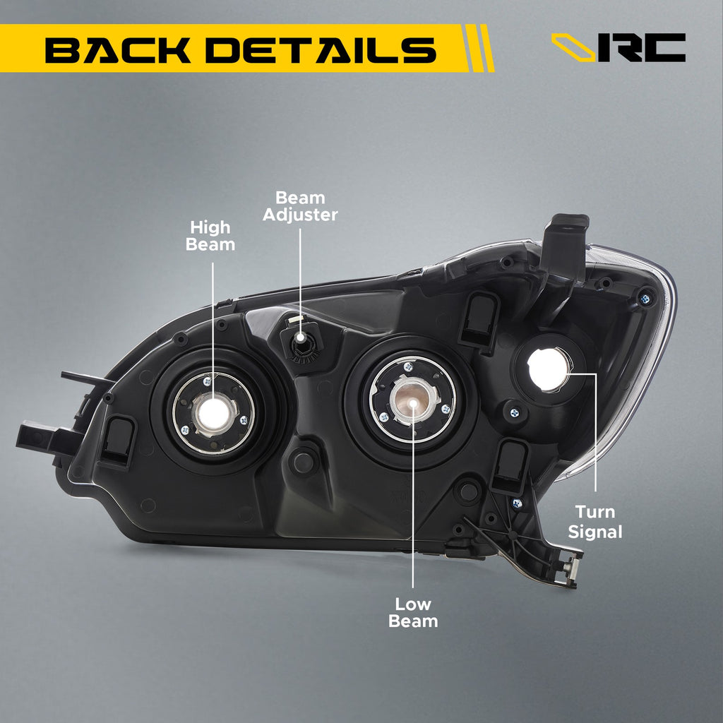 Chrome Halogen headlight features and specifications for 2009-2014 Toyota Matrix