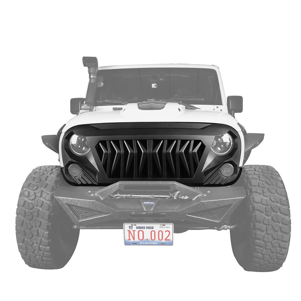 Warrior Xtreme Grille Version 2 for Jeep Wrangler JK JKU 2007-2018 Grille