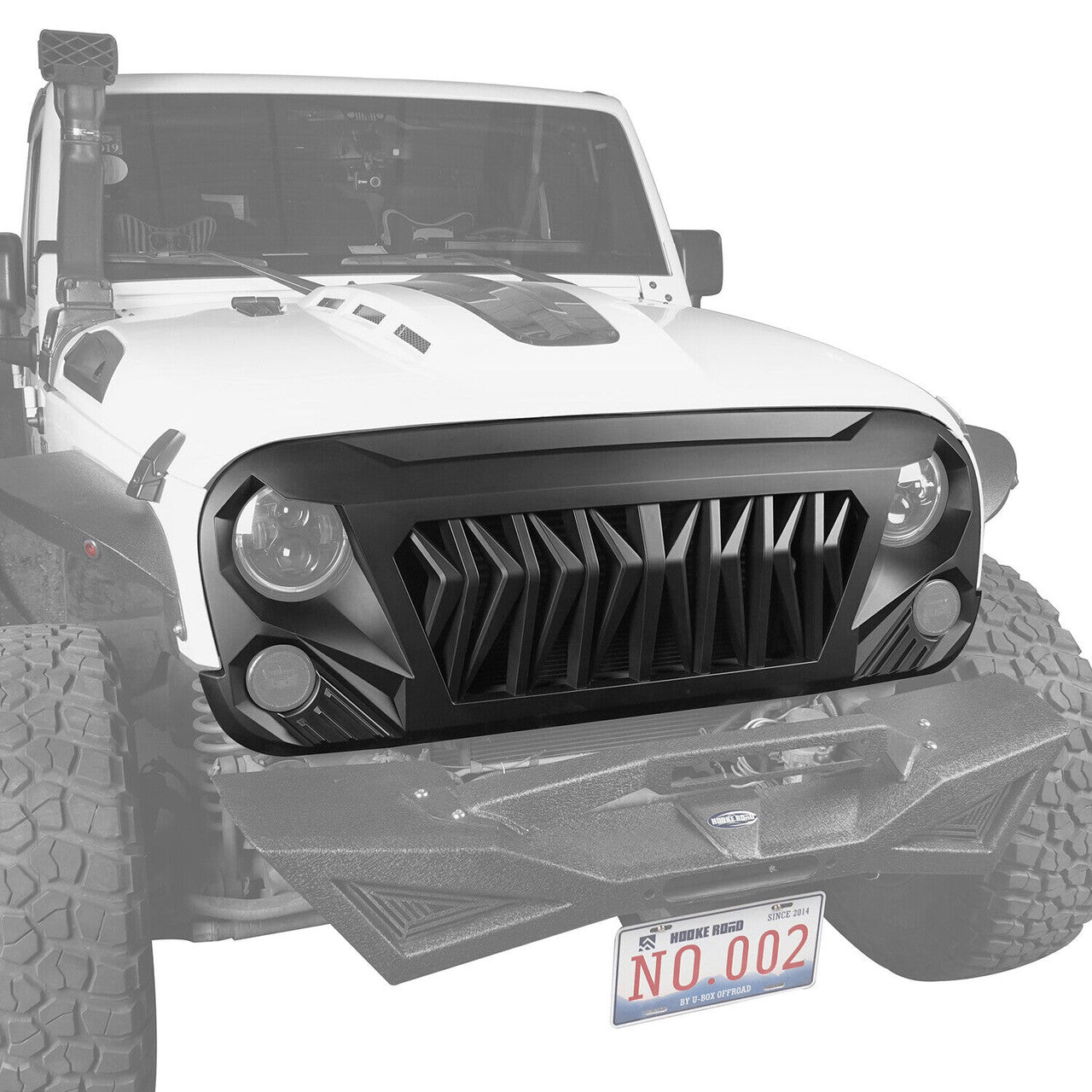 Warrior Xtreme Grille Version 2 for Jeep Wrangler JK JKU 2007-2018 Grille