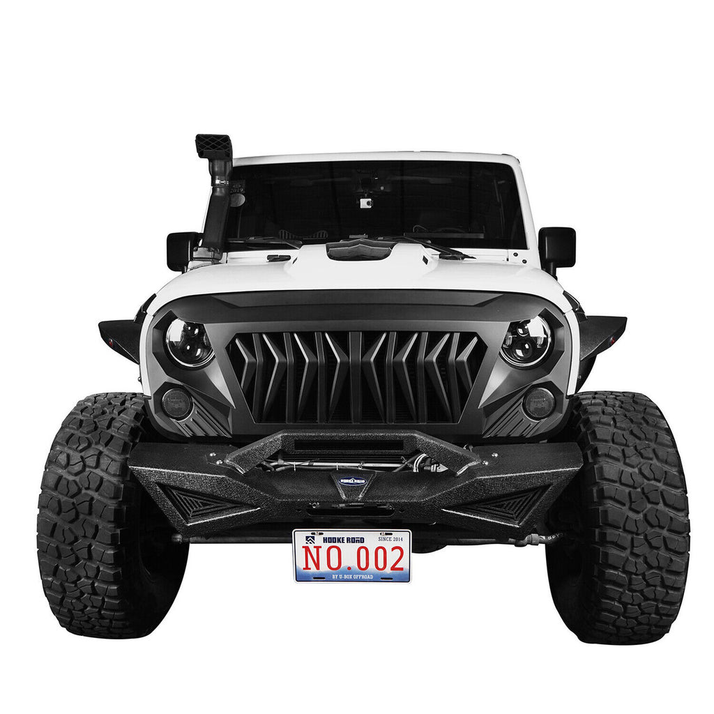 Warrior Xtreme Grille Version 2 for Jeep Wrangler JK JKU 2007-2018 Grille