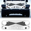 White Trooper Grille for 2007-2018 Jeep Wrangler JK JKU Default Title Grille