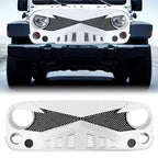 White Trooper Grille for 2007 - 2018 Jeep Wrangler JK JKU - GENSSI Grille