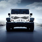 White Trooper Grille for 2007 - 2018 Jeep Wrangler JK JKU - GENSSI Grille