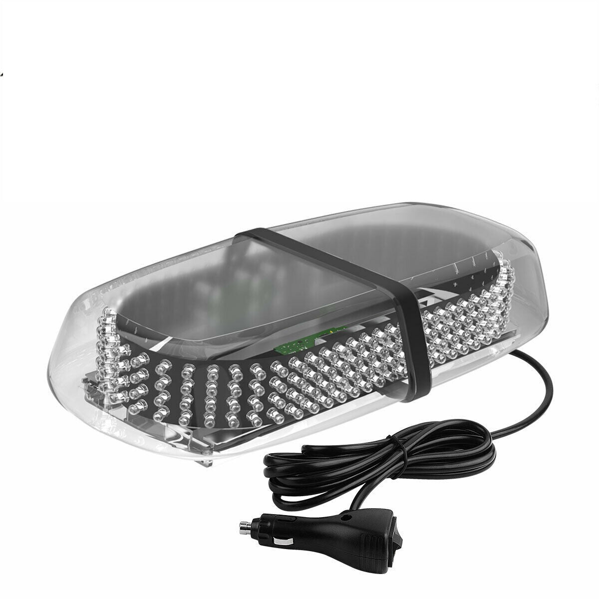 White/Amber 240 LED Emergency Warning Flash Strobe Light Waterproof 12" - GENSSI Lighting
