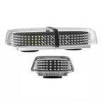 White/Amber 240 LED Emergency Warning Flash Strobe Light Waterproof 12" - GENSSI Lighting