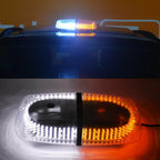 White/Amber 240 LED Emergency Warning Flash Strobe Light Waterproof 12" - GENSSI Lighting