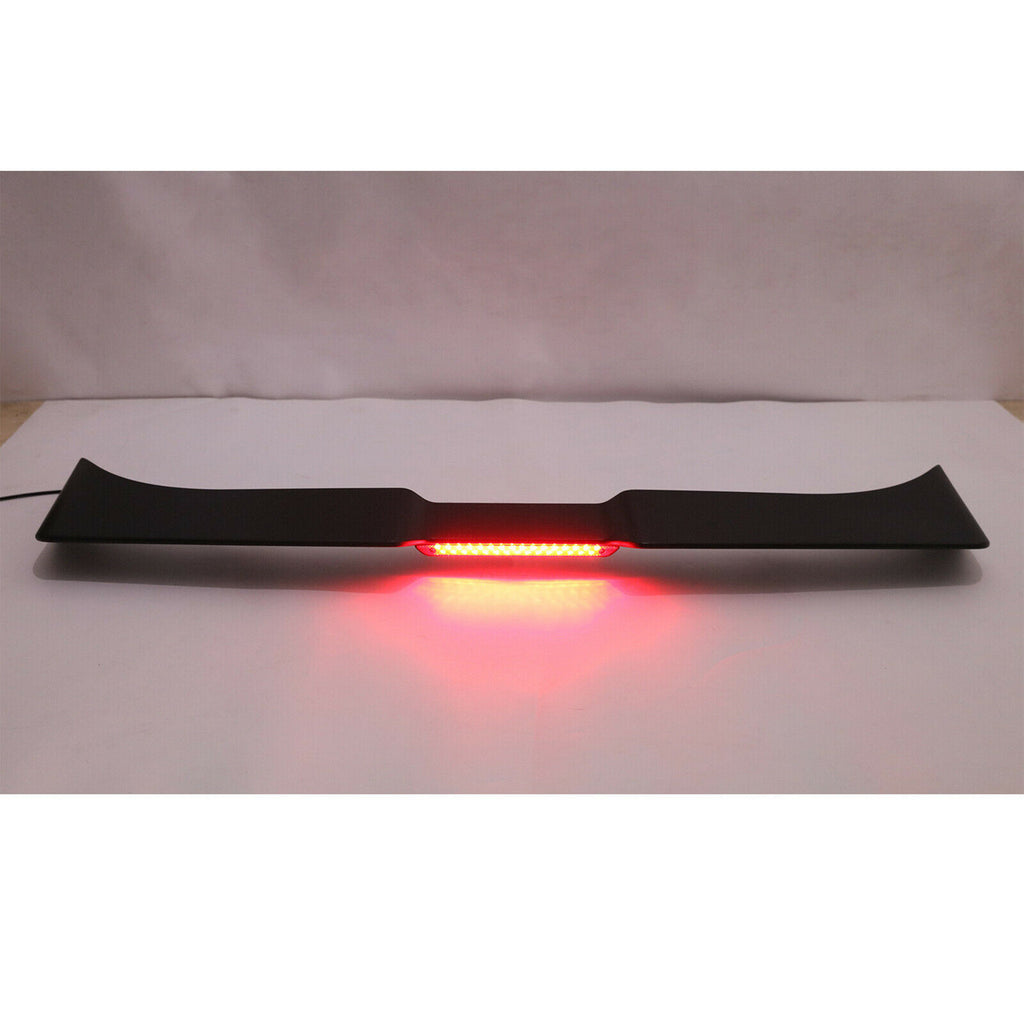 Rear Roof Top Full Wing LED Light Spoiler Trim for Jeep Wrangler JK 2007-2018 Exterior Part
