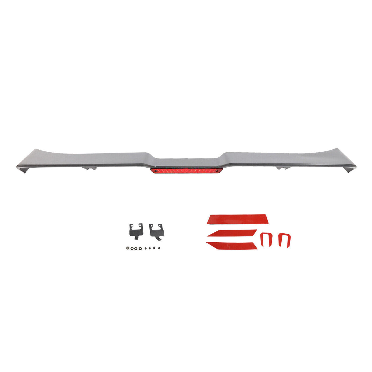 Rear Roof Top Full Wing LED Light Spoiler Trim for Jeep Wrangler JK 2007-2018 Exterior Part