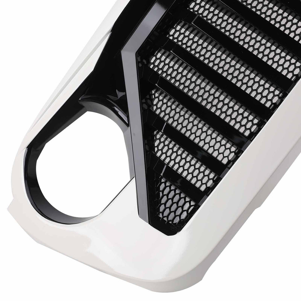 White Vader Grille for Jeep Wrangler JL JT 2018-2021 Grille