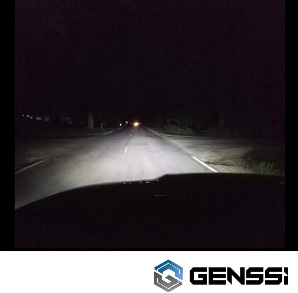 Genssi LED Headlight Light Bulb Conversion Kit with Low Beam Compatible with Western Star 5700XE 2019 2020 Lighting