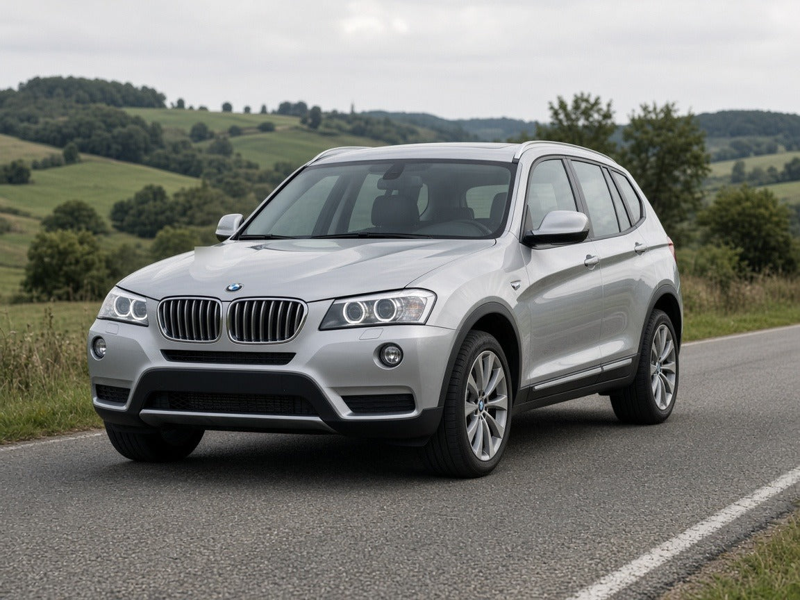 2011-2014 BMW X3 (F25) with HID headlights installed