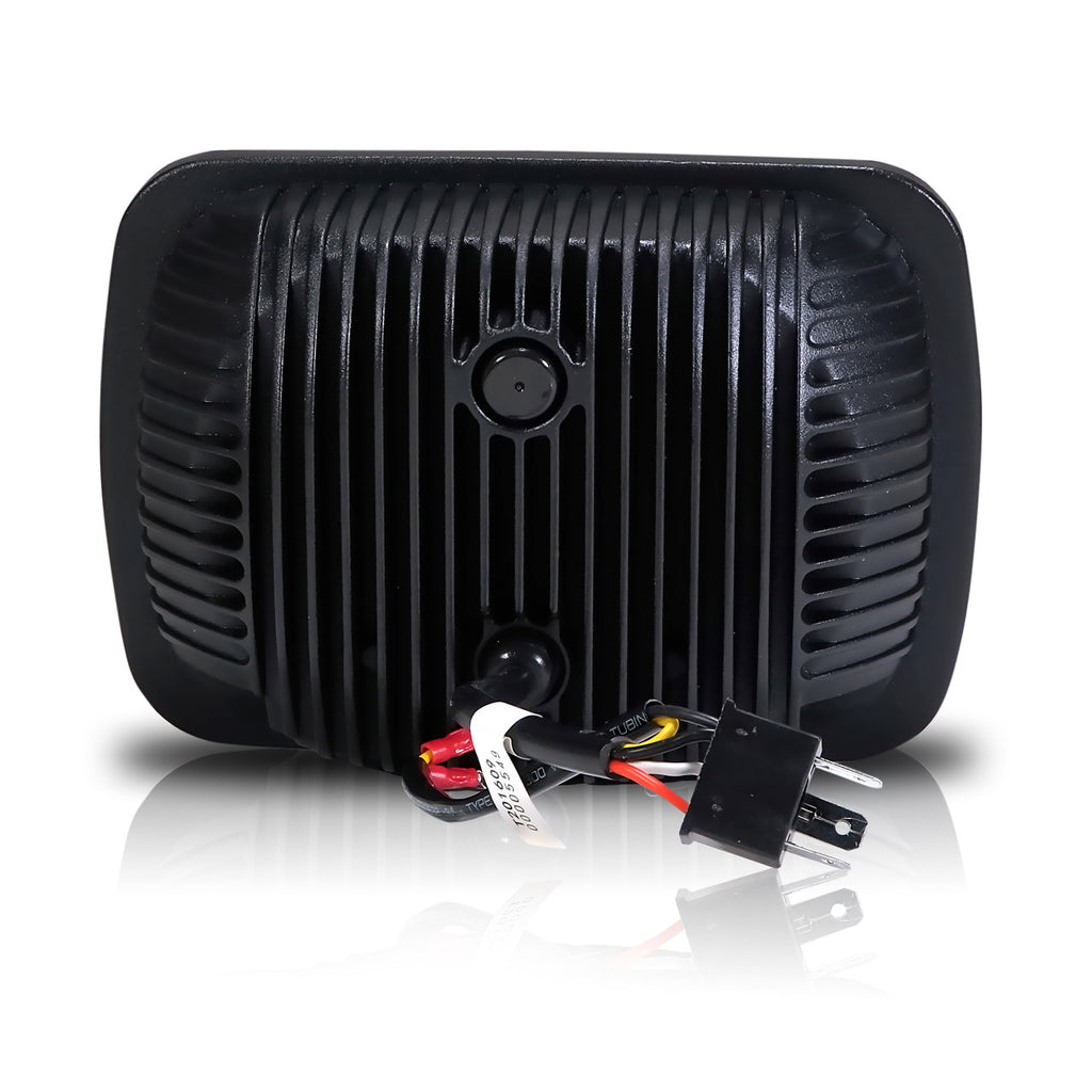 XDR LED Chrome Headlights w/DRL for XJ and YJ Lighting