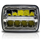 XDR LED Chrome Headlights w/DRL for XJ and YJ - GENSSI Lighting