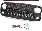 Warrior Xtreme Grille Version 3 with LED Lights for Jeep Wrangler JK JKU 2007 - 2018 - GENSSI Grille