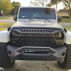 Warrior Xtreme Grille Version 3 with LED Lights for Jeep Wrangler JK JKU 2007 - 2018 - GENSSI Grille