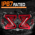 LED Crossover Rear Tail Lights Brake Turn Signals for 2007 - 2018 Jeep Wrangler JK JKU - GENSSI Lighting