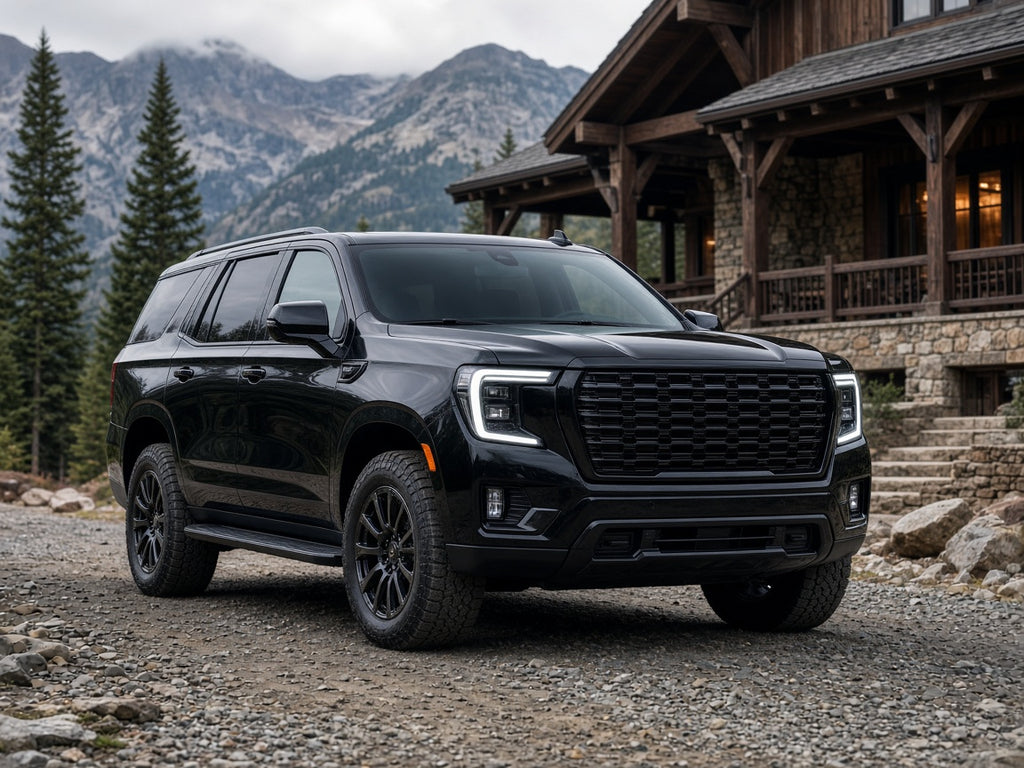 2021-2024 GMC Yukon XL with LED headlights installed
